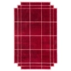 Image de MAGIS tapis VOLENTIERI FINESTRA 170 x 270 cm (Bordeaux - 75% viscose et 25% lin)