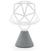 Image de MAGIS chaise pivotante avec base CHAIR ONE (Blanc - aluminium et cemento)