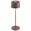 Image de Lampe De Table Led Olivia Pro Corten, Rechargeable Et Dimmable