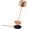 Image de Lampe De Table Led Olivia Pro Copper Leaf, Rechargeable Et Dimmable