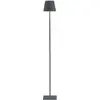 Image de ZAFFERANO set de 2 lampes de table ou lampadaires pour l'extérieur POLDINA PRO L (Gris foncé - Aluminium peint et polycarbonate)