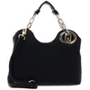 Image de LIU JO Sac à main noir pour femme - Faiza ECS Satchel Bag S Nero / Brass Gold 352813