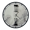 Image de ARTI E MESTIERI horloge murale MOOD (Marbre noir et marbre de Douvres - Métal verni)