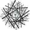 Image de ARTI E MESTIERI horloge murale SHANGHAI (Noir et blanc marbre - Métal verni)