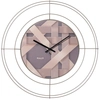Image de ARTI E MESTIERI horloge murale NUDO PICCOLO INTRECCIO (Sable / tissage - Métal verni)