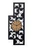 Image de ARTI E MESTIERI horloge murale VOGUE (Noir / or laqué - Métal verni)