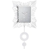 Image de ARTI E MESTIERI horloge murale à pendule VANITY (Marbre blanc - Métal verni)