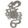Image de ARTI E MESTIERI horloge murale LUPIN (Boue - Métal verni)