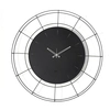 Image de ARTI E MESTIERI horloge murale NUDO GRANDE (Noir - Métal verni)