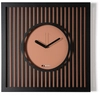 Image de ARTI E MESTIERI horloge murale TIFFANY GRANDE (Noir / Mousse moka - Métal verni)