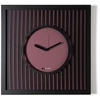 Image de ARTI E MESTIERI horloge murale TIFFANY GRANDE (Noir / Violet améthyste - Métal verni)