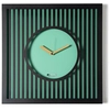 Image de ARTI E MESTIERI horloge murale TIFFANY GRANDE (Noir / vert d'eau - Métal verni)