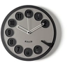 Image de ARTI E MESTIERI horloge murale CALL ME (Noir / Boue - Métal verni)