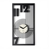 Image de ARTI E MESTIERI horloge murale GROPIUS (Noir / Ivoire - Métal verni)