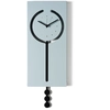Image de ARTI E MESTIERI horloge murale à pendule OMEGA (Cendre / noir - Métal verni)