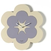 Image de ARTI E MESTIERI horloge murale FLORINDO (Crème / glycine - Métal verni)