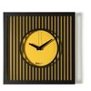 Image de ARTI E MESTIERI horloge murale TIFFANY PICCOLO (Noir / ocre - Métal verni)