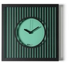 Image de ARTI E MESTIERI horloge murale TIFFANY PICCOLO (Noir / vert d'eau - Métal verni)