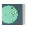 Image de ARTI E MESTIERI horloge murale ECLEO (Pétrole / Eau verte - Métal verni)
