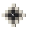 Image de ARTI E MESTIERI horloge murale MOSAICO (Ivoire / boue / noir - Métal verni)