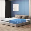 Image de The White Stone Matelas 90x200 cm Orthopédique Antibactérienne - epaisseur 20 cm - Revêtement 3D Air en Fibre Hypoallergénique