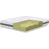 Image de The white stone matelas 140x190 cm fermeté moyenne hauteur 20 cm tissu hypoallergénique et respirant propriétés ergonomiques et auto modelantes fabriqué en italie CARBONH20-140X190X20