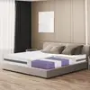Image de The White Stone Matelas À Ressorts Ensachés Et Mémoire 90x200 20 Cm