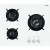 Image de Airlux - table verre gaz 3 feux 60cm av635hwh - AV635HWH