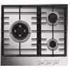 Image de Airlux - table de cuisson gaz 60cm 3 feux inox at635hix - AT635HIX