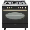 Image de Glem - piano de cuisson mixte 98l 5 feux noir gu850cer - _sort_key_string GU850CER