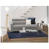 Image de Canapé-lit 2 places sonia talamo italia, canapé de salon, fabriqué en italie, ouverture pivotante avec matelas et filet inclus, avec appuie-tête réglables et accoudoirs minces, cm: 160x95h85, couleur gris 8052773592789