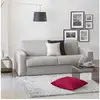 Image de Talamo italia canapé-lit 2 places elisabetta, canapé de salon, fabriqué en italie, ouverture pivotante avec matelas et filet inclus, en tissu rembourré, avec accoudoirs fins, cm: 160x95h90, couleur gris 8052773593618