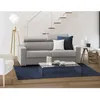Image de Dmora - Canapé-lit 3 places Algo 200x95h85 cm Gris Bois Panneau effet bois et Polyester