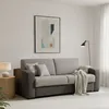 Image de Canapé-lit 2 places Andymion Talamo Italie en tissu gris 200x95 cm