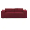 Image de Canapé Fixe,en Tissu,rouge,220x95h70 Cm