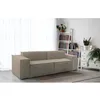 Image de Dmora - Canapé fixe 2 places Lepidolite 220x95xh70 cm gris tourterelle