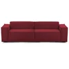 Image de Canapé Fixe,en Tissu,rouge,260x95h70 Cm