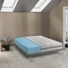 Image de Matelas Simple Anselmo Talamo Italie en Tissu Blanc 190x90x21h cm