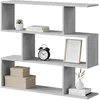 Image de Bibliothèque Effet Bois Ciment 110x24 Cm