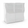 Image de Buffet Effet Bois Blanc Brillant 90x40 Cm