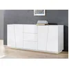 Image de Buffet Ayrton 220x43xh86 cm Blanc brillant