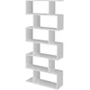 Image de Bibliothèque Dgiovan, 80x25h192 Cm, Blanc Brillant