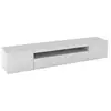 Image de Meuble tv amore, buffet bas de salon avec 3 portes, base pour meuble tv, 100% made in italy, 200x40h37 cm, blanc brillant Amore
