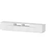 Image de Meuble Tv Dfagiol, 260x43h46 Cm, Blanc Brillant