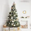 Image de Dmora - Sapin de Noël 180 cm Comet Pin artificiel Arbre à effet réel Sapin de Noël 79x79 h180 cm Vert
