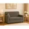 Image de Dmora - Canapé fixe 2 places Andreia 125x73xh85 cm Gris