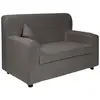 Image de Canapé fixe 2 places andreia, canapé en tissu, canapé linéaire peu encombrant, canapé pour petits appartements, 125x73h85 cm, gris Andreia