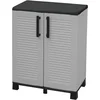 Image de Armoire Extérieure,en Pvc,gris Clair, Noir,68x37h90 Cm