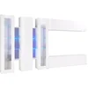 Image de Système Mural Dbenal, 340x30h180 Cm, Blanc Brillant