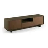 Image de Meuble Tv Effet Bois Marron, Noyer 181x42 Cm